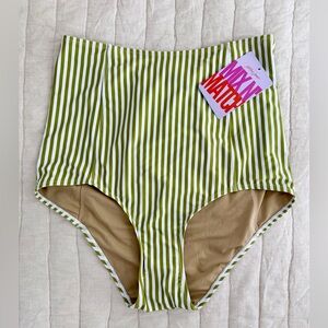 Kortni Jeane Extended High Waist Swim Bottoms M